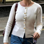 Minimalist Comfort Layering Knit Cardigan