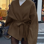 Versatile Relaxed Fit Cardigan Coat