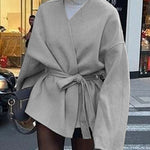 Versatile Relaxed Fit Cardigan Coat