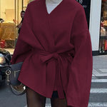 Versatile Relaxed Fit Cardigan Coat