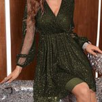 Nadorine Elegant Formal Mesh Sleeve Party Dress for Women Casual Summer Vacation 2026
