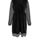 Nadorine Elegant Formal Mesh Sleeve Party Dress for Women Casual Summer Vacation 2026