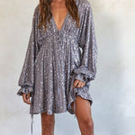 Elegant Sparkle Sequin Mini Dress