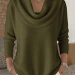 Urban Cowl Neck Knit Sweater