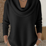 Urban Cowl Neck Knit Sweater