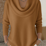 Urban Cowl Neck Knit Sweater