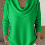 Urban Cowl Neck Knit Sweater