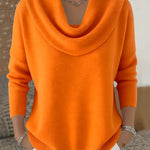 Urban Cowl Neck Knit Sweater