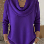 Urban Cowl Neck Knit Sweater
