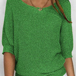 Nadorine Casual Classic Knit Pullover Sweater