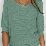 Nadorine Casual Classic Knit Pullover Sweater