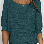 Nadorine Casual Classic Knit Pullover Sweater