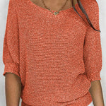 Nadorine Casual Classic Knit Pullover Sweater