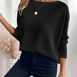 Off The Shoulder Loose Fit Sweater