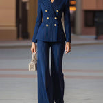 Smart Casual Stripe Matching Sets