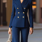 Smart Casual Stripe Matching Sets