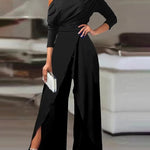 Urban Asymmetry Off-the-Shoulder Jumpsuit
