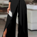 Urban Asymmetry Off-the-Shoulder Jumpsuit