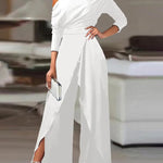 Urban Asymmetry Off-the-Shoulder Jumpsuit