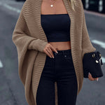 Nadorine Elegant Batwing Sleeves Knit Cardigan for Women Casual Work Office Loose Fit 2026 | Under $25