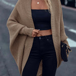 Nadorine Elegant Batwing Sleeves Knit Cardigan for Women Casual Work Office Loose Fit 2026 | Under $25