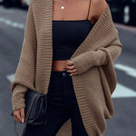 Nadorine Elegant Batwing Sleeves Knit Cardigan for Women Casual Work Office Loose Fit 2026 | Under $25