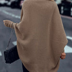 Nadorine Elegant Batwing Sleeves Knit Cardigan for Women Casual Work Office Loose Fit 2026 | Under $25