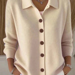 Nadorine Women's Classic Casual Button Knit Cardigan