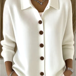 Nadorine Women's Classic Casual Button Knit Cardigan