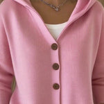 Nadorine Women's Comfy Ultra-Soft Hooded Knit Cardigan
