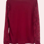 Nadorine Sexy Fashion Lace Patchwork V-Neck Top for Women Elegant Date Night Party 2026 | Under $40