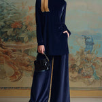 Nadorine Cozy Velvet Top and Pants Two-Piece Set
