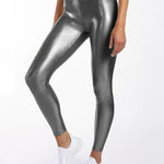 Glossy High Waist Slim Fit Yoga Pants