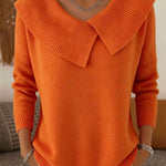 Effortless Comfort Ribbed Knit Sweater