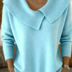 Effortless Comfort Ribbed Knit Sweater