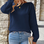 Stylish Cutout Sleeve Knit Top