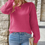 Stylish Cutout Sleeve Knit Top
