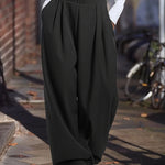 Nadorine Casual Wide Leg High Waisted Pants