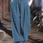 Nadorine Casual Wide Leg High Waisted Pants