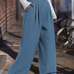 Nadorine Casual Wide Leg High Waisted Pants