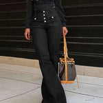 Retro High Waist Flare Jeans