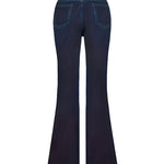 Retro High Waist Flare Jeans