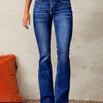 Nadorine Classic Retro High Waist Flare Jeans