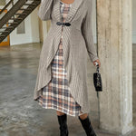 Nadorine Elegant Knit Cardigan Dress Matching Set for Women Casual Summer Vacation 2026