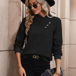 Stylish Rhombic Textured Sweatshirt