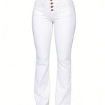 Stylish Stretchy High Waist Flare Jeans