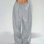 Nadorine Chic High Waist Wide Legs Jogging Pants