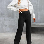Nadorine Classic High Waist Straight Leg Pants