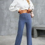Nadorine Classic High Waist Straight Leg Pants