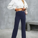 Nadorine Classic High Waist Straight Leg Pants